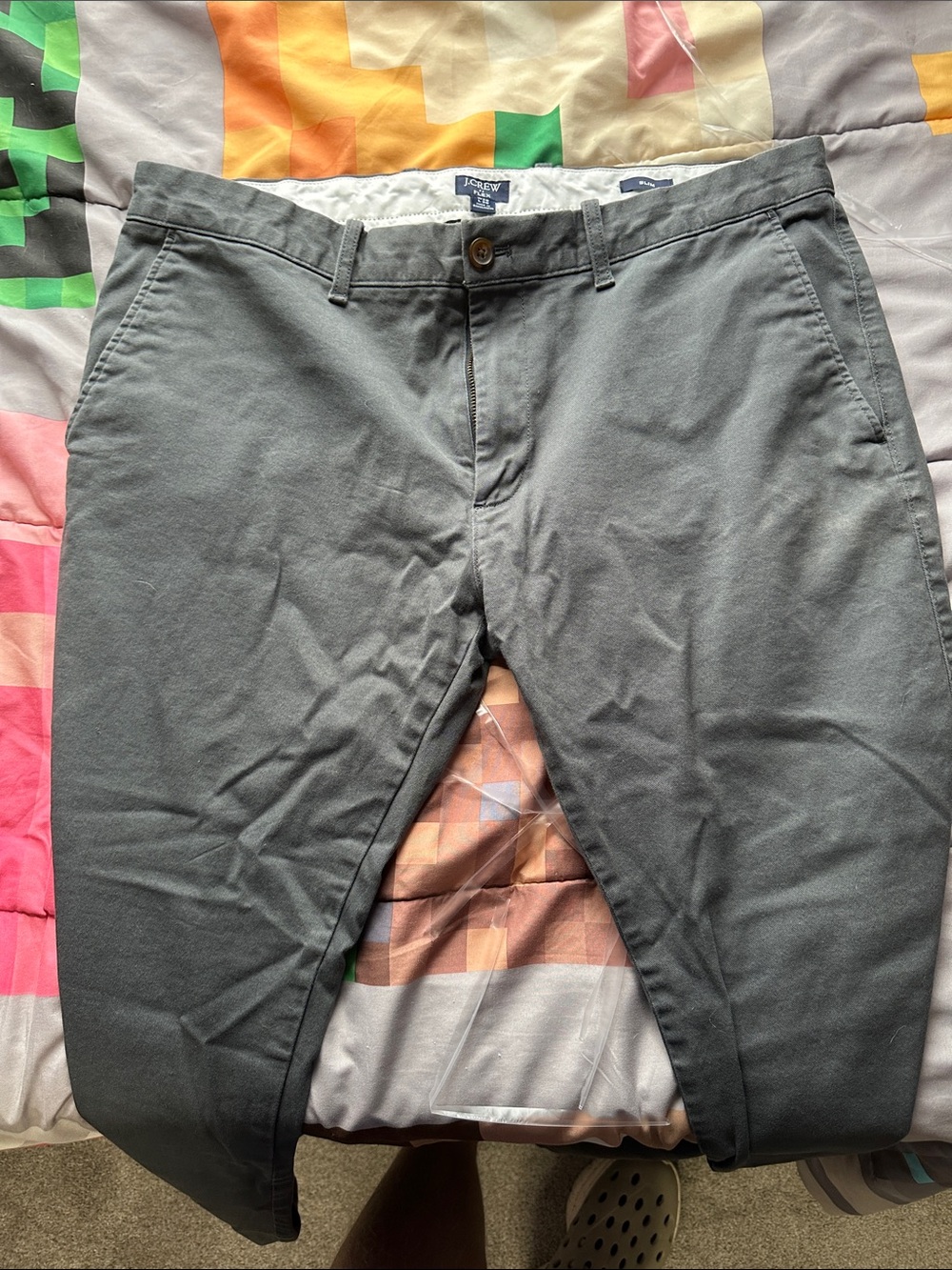 J. Crew Gray Slim Pants size 36x30